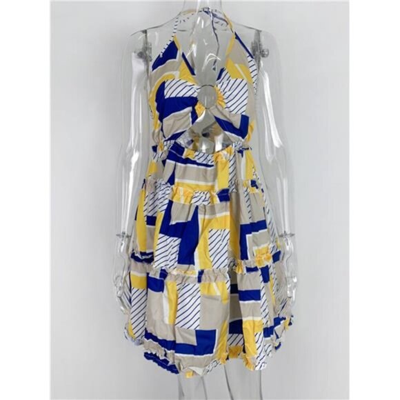 Full Size Cutout Halter Neck Cami Dress Plus Size - Picture 10 of 14